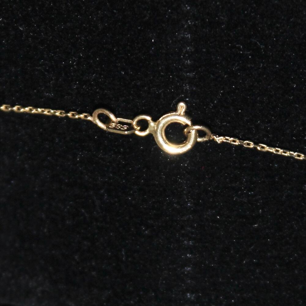 Moon & Star Turkish Flag Ay Yildiz 14k Gold Necklace 585 Yellow Gold 1.56 Grams View 6